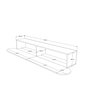 Hanah Home LUM1-CO Soporte para TV Color Arena